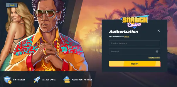 Authorization_Snatch Casino: un mondo di giochi e bonus ti aspetta